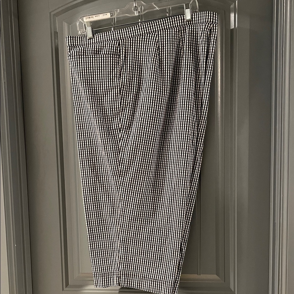 Westbound Black and White Gingham Pants